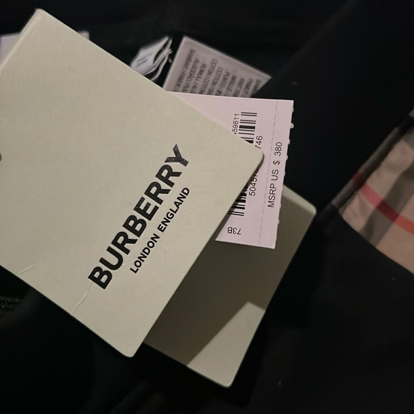 Burberry Nolen Skirt in Black, Size 10Y, New with Tag, Retail $380