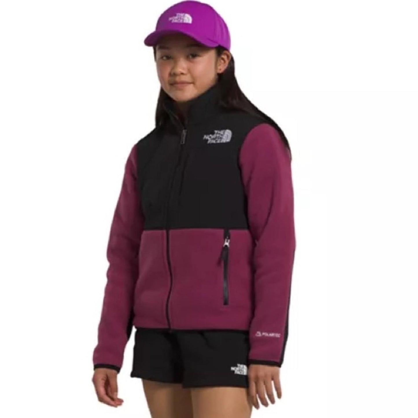 The North Face Teen Denali Lightweight Jacket in Boysenberry, Big Girls XS NWT