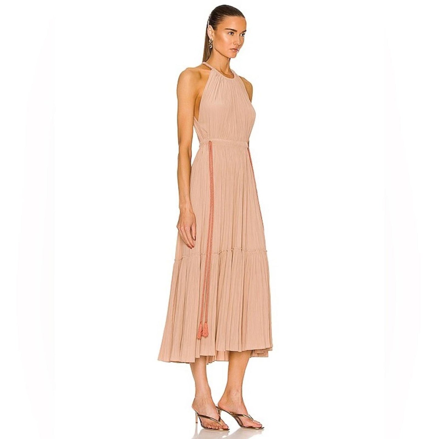 A.L.C. Ella Pleated Midi Dress, REVOLVE Size 2 New w/Tag Retail $695