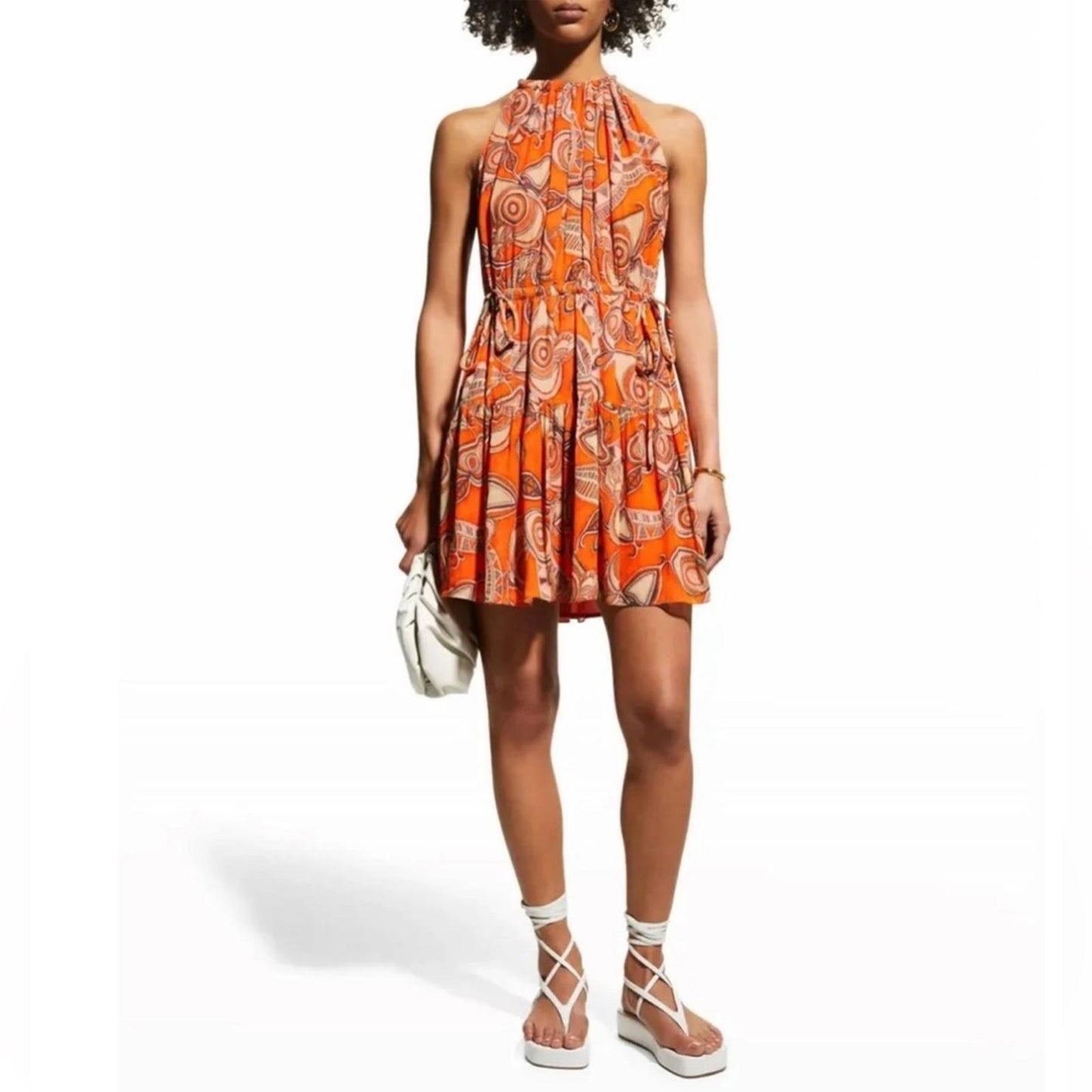 A.L.C. Bella Silk Halter Dress, Revolve Size 12 New w/Tag Retail $495