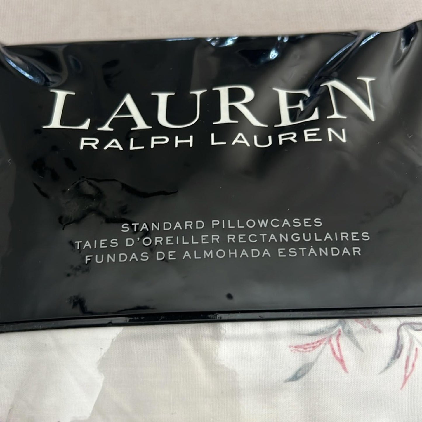 X2 Lauren Ralph Lauren Maddie Blossom Cotton Percale Pillowcases, Standard NWT