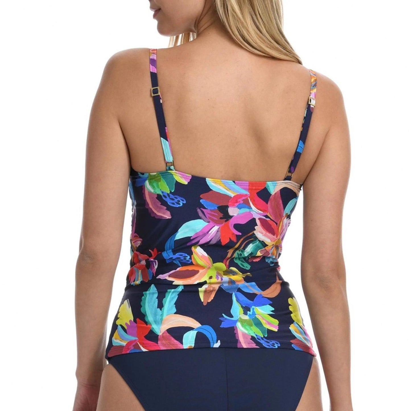 La Blanca By The Sea Lingerie Strap Underwire Swim Tankini Top, Size 20W NWT