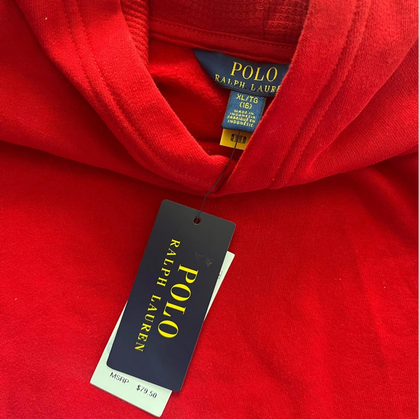 Polo Ralph Lauren Plaid Fleece Hoodie Dress, Big Kid New w/Tag Retail $79.50