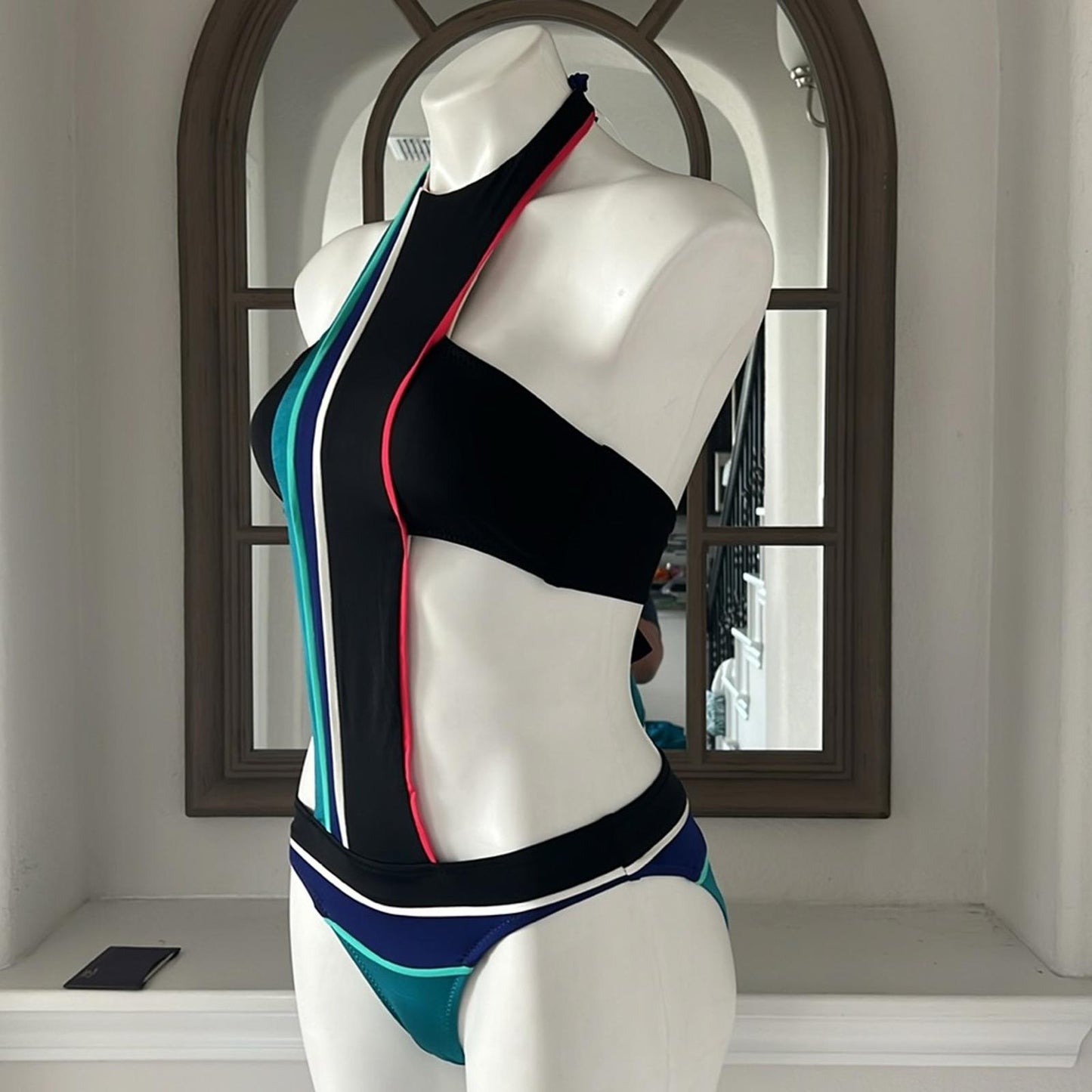 BCBGMaxaZria Cut-Out One Piece Swimsuit, New w/Tag