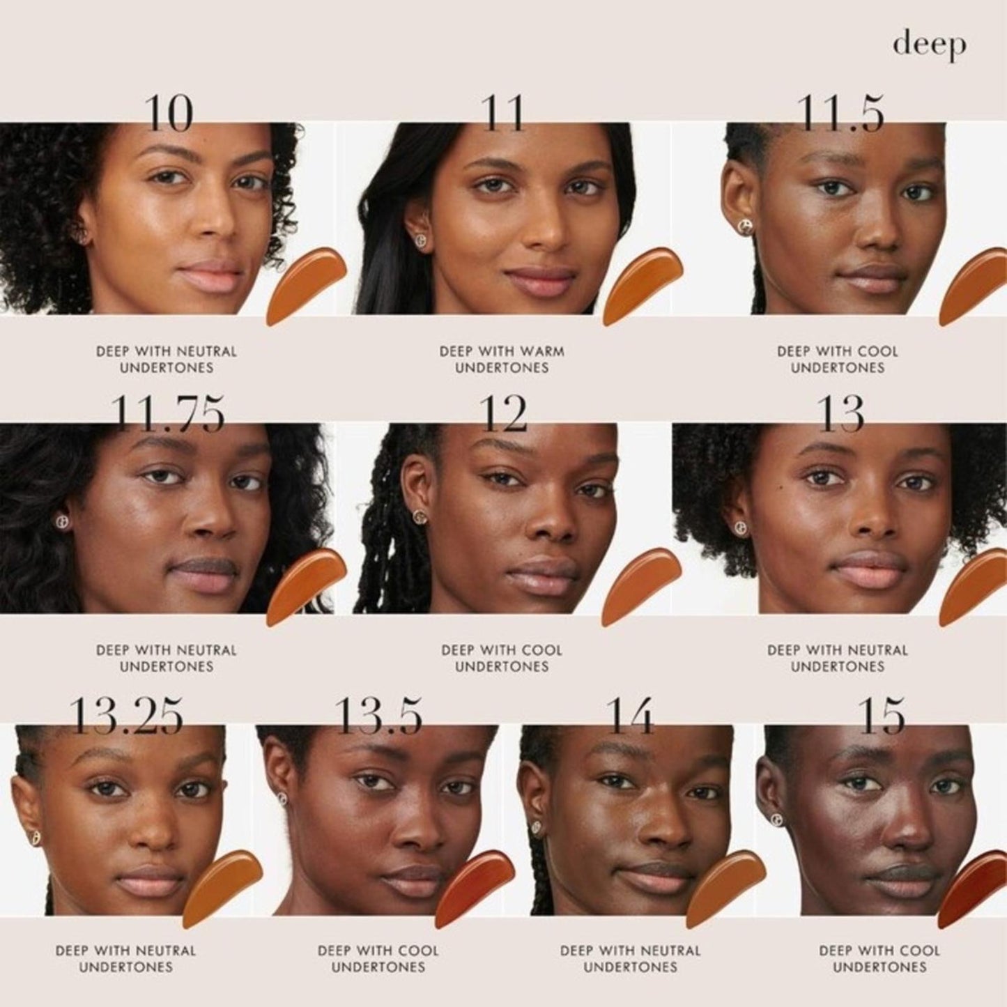 Armani Beauty Luminous Silk Perfect Glow Flawless Foundation #13.5 NEW