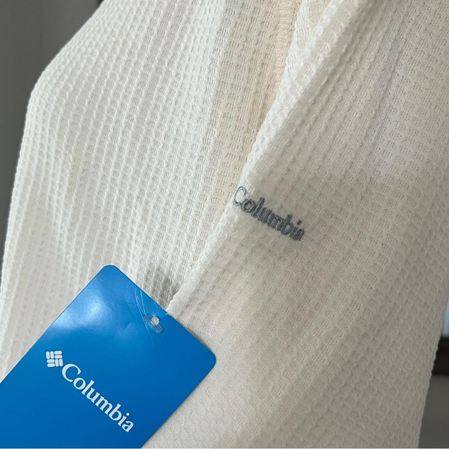 Columbia Pine Peak Long-Sleeve Thermal Top, Cream White Size 1X New with Tag