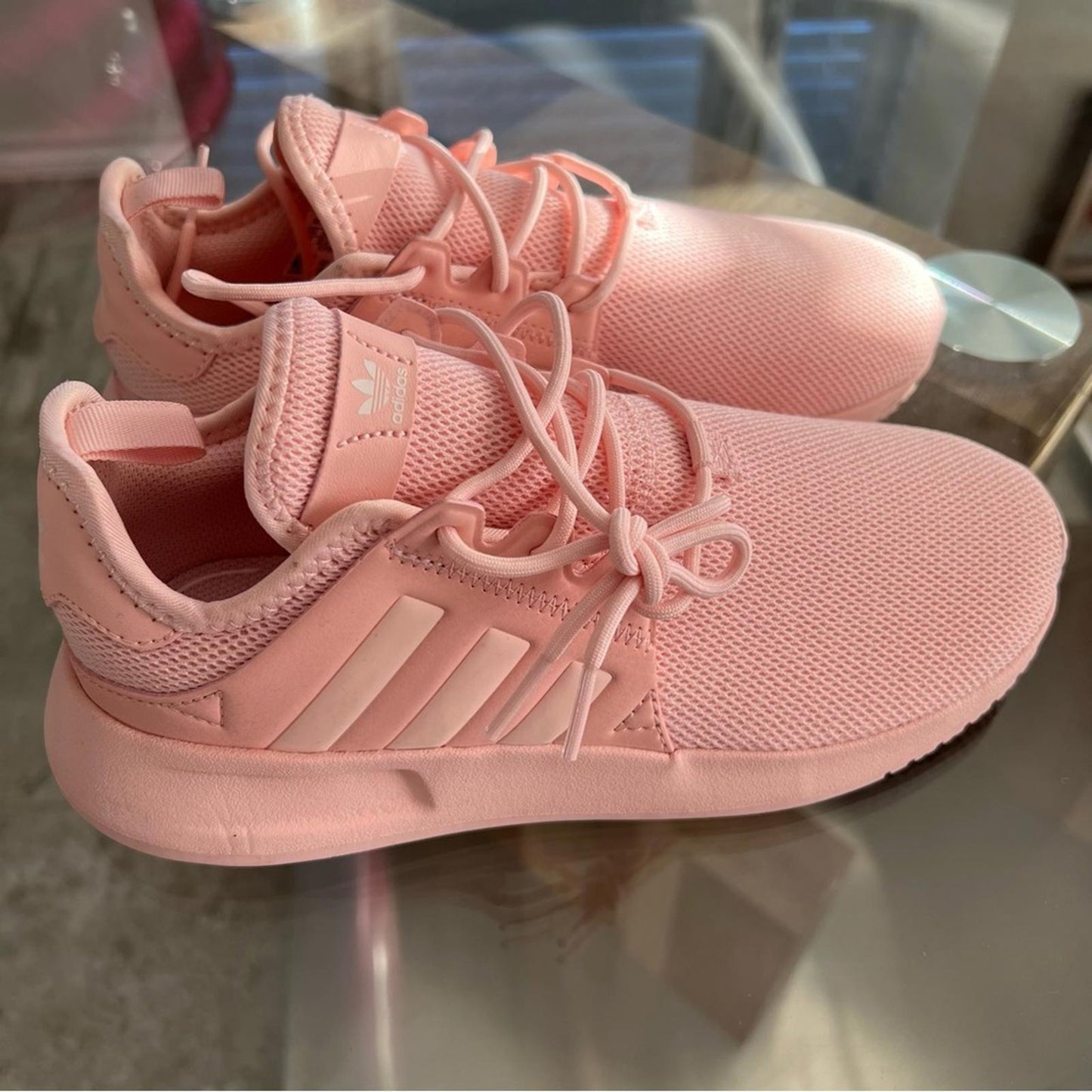 NEW Adidas X-PLR Lace-Up Sneakers in Icey Pink Size 3, NEW w/o Box