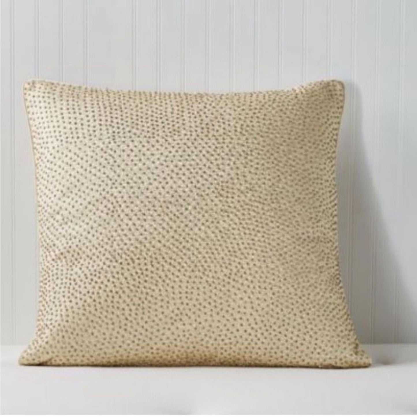 X2 Hudson Park Foglia Euro Sham, Gold, New w/Tag Retail $400 Total