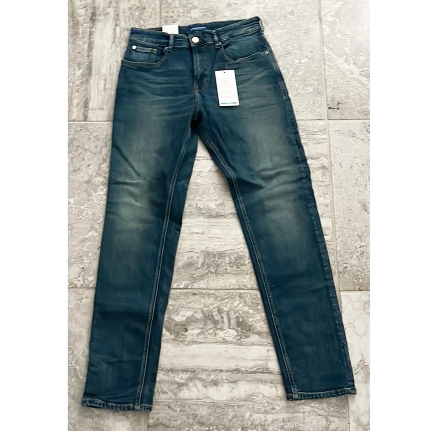 Scotch & Soda Boys' Dean Tapered Mid Rise Jeans - Big Kid Size 16, New w/Tag