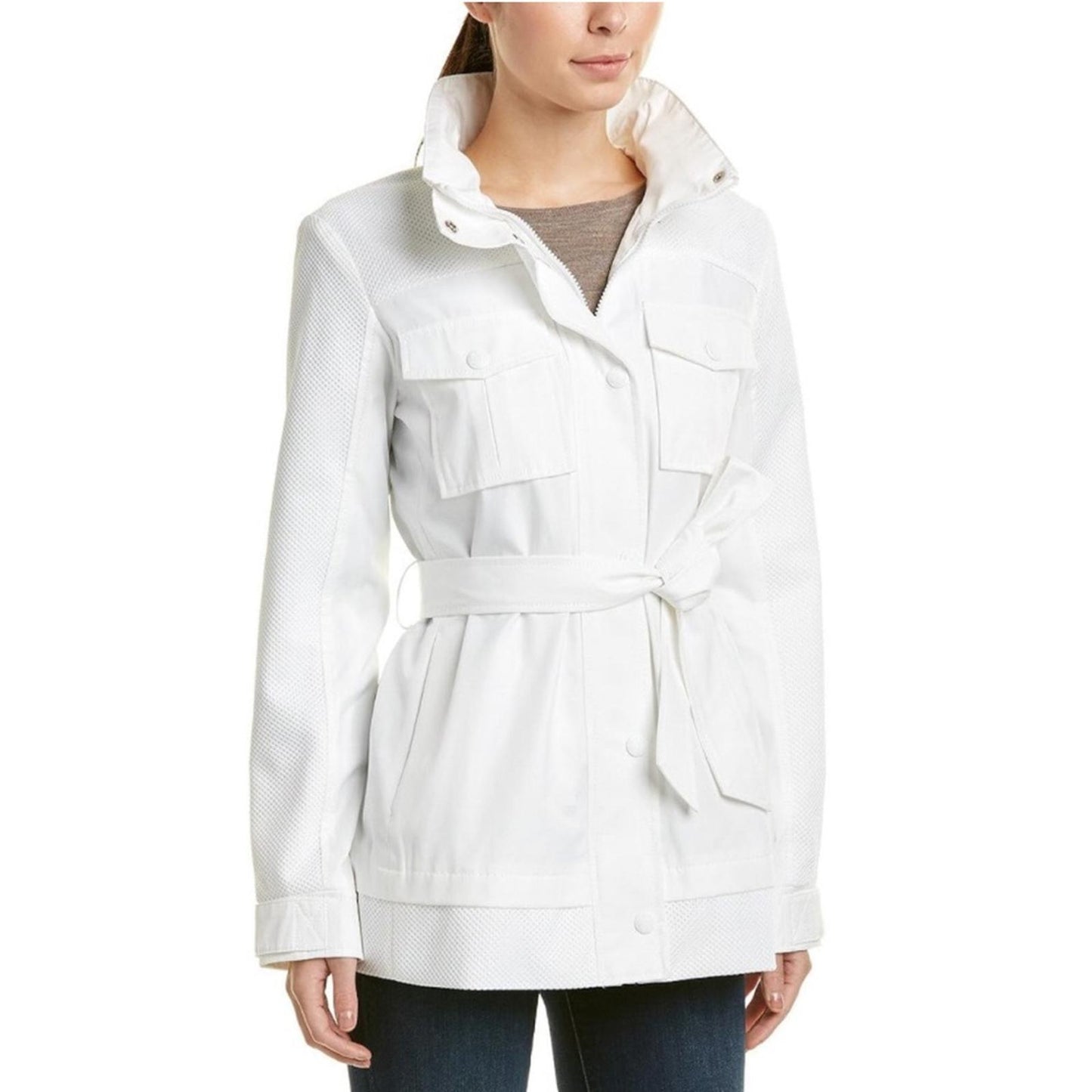 NWT RACHEL Rachel Roy Women's Safari Jacket, White Size XL New w/Tag