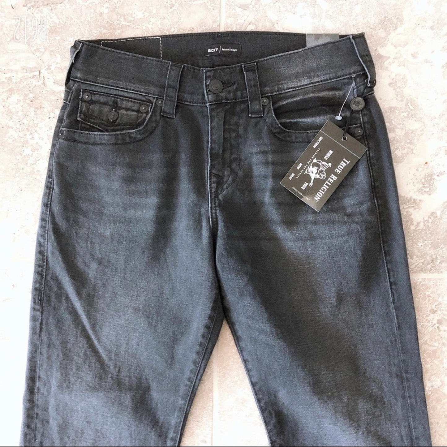 NEW True Religion Men’s Ricky Straight Leg Jeans, Size 30 New w/Tag Retail $159