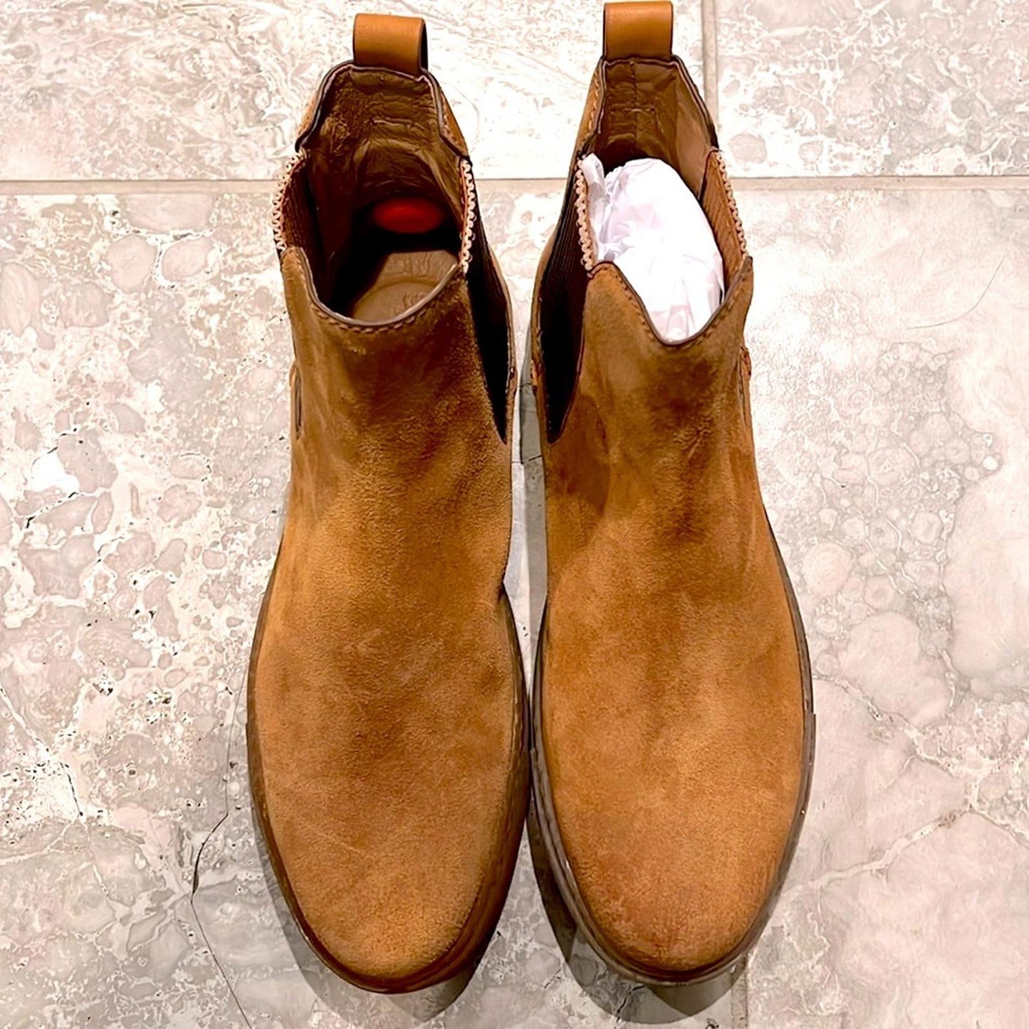 Gentle Souls Men's Nyle Chelsea Sneaker Boots in Luggage Size 8.5 EXCELLENT $325