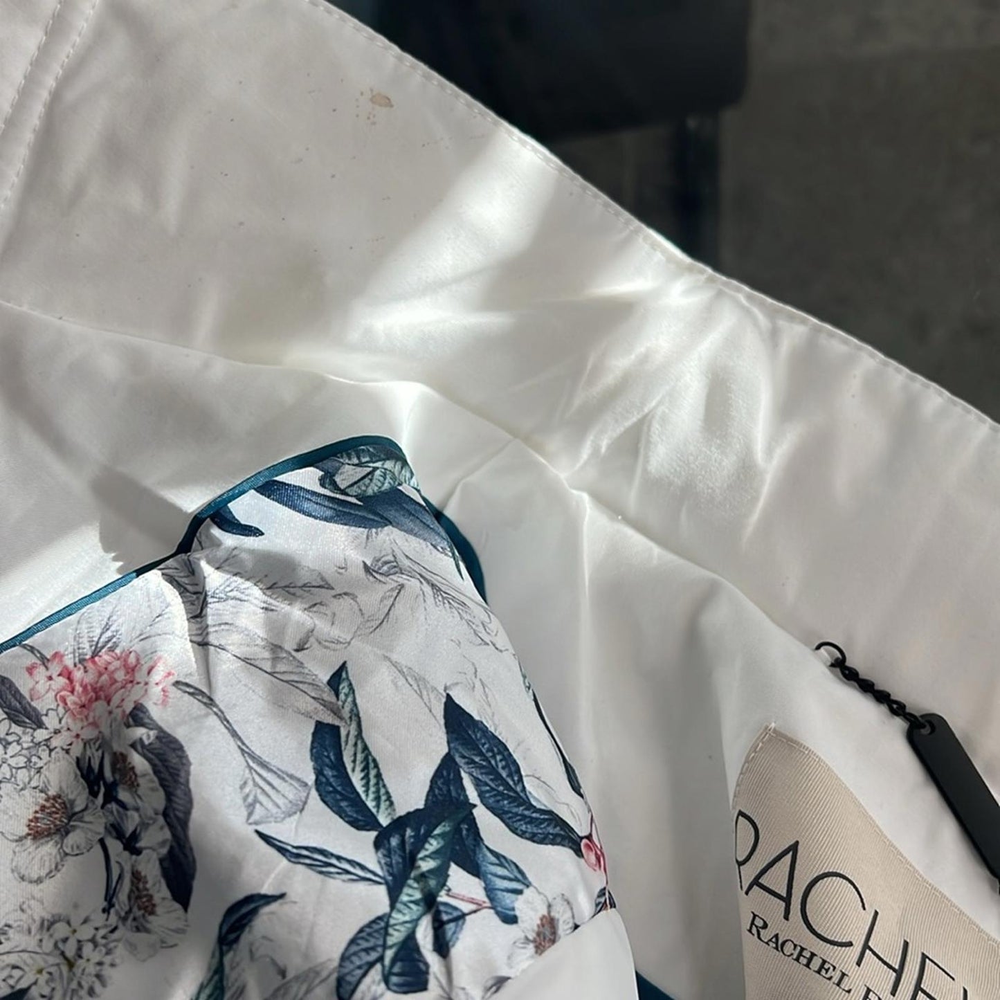 NWT RACHEL Rachel Roy Women's Safari Jacket, White Size XL New w/Tag