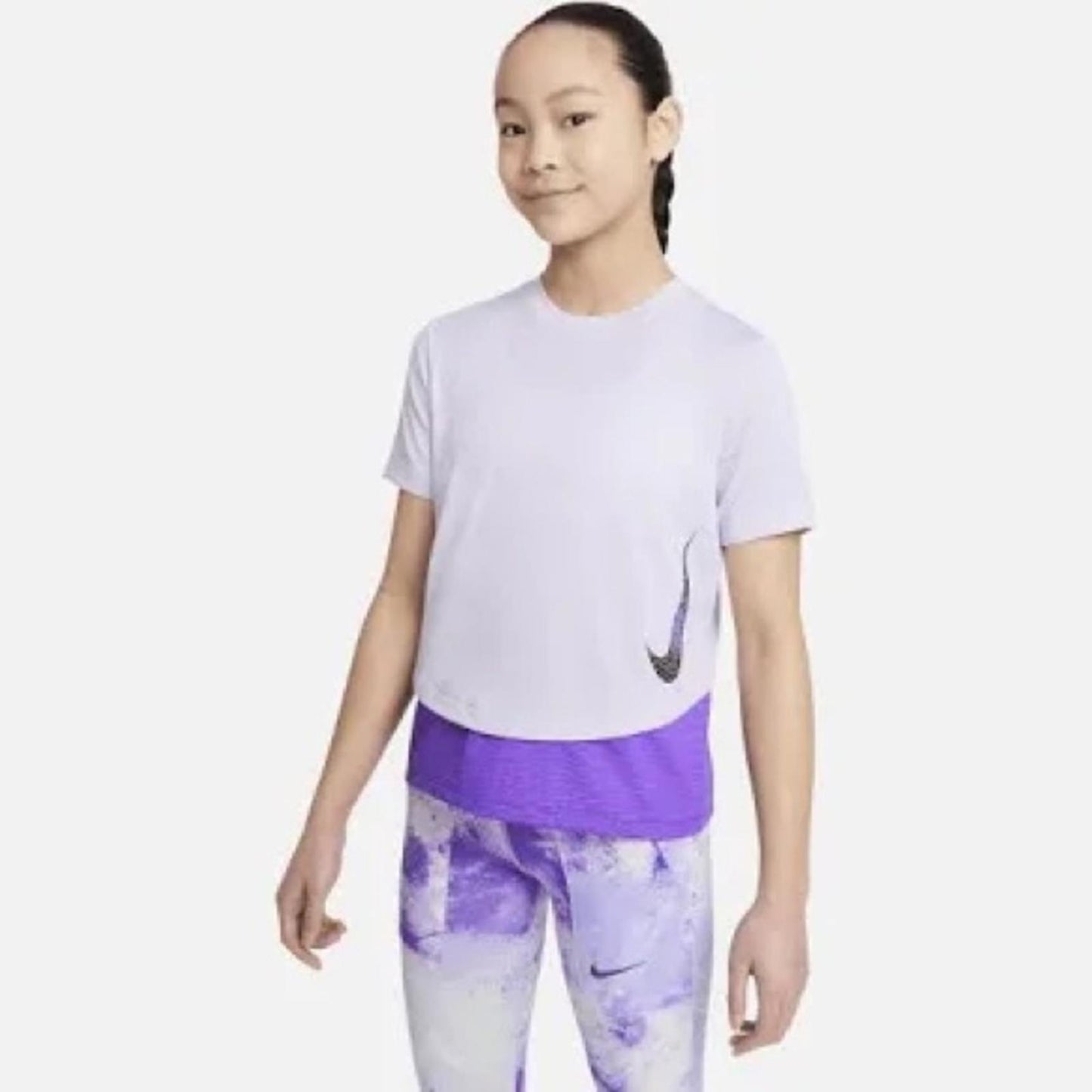 NIKE Purple Instacool Training Top, Size L New w/Tag