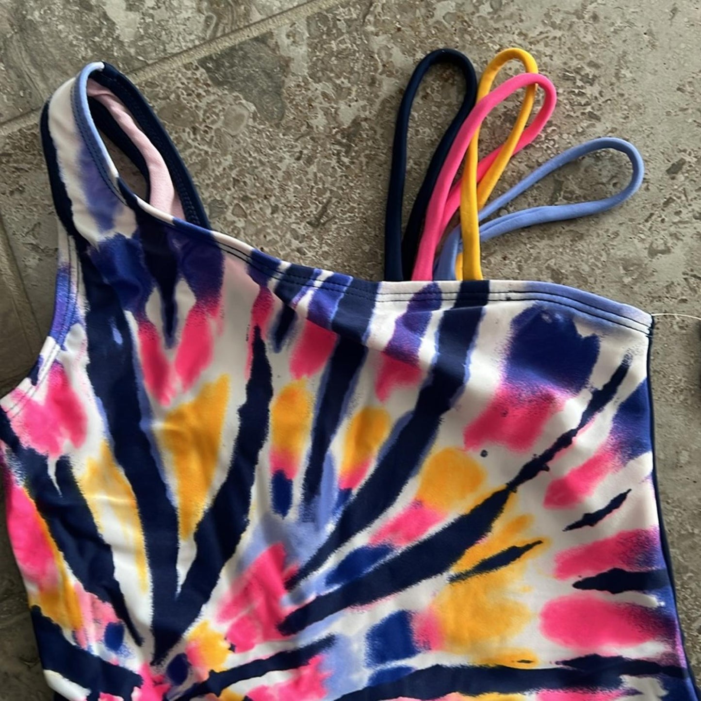 Angel Beach Girls One Piece Swimsuit w/UV Protection IPF 50+ Size 8 New w/Tag