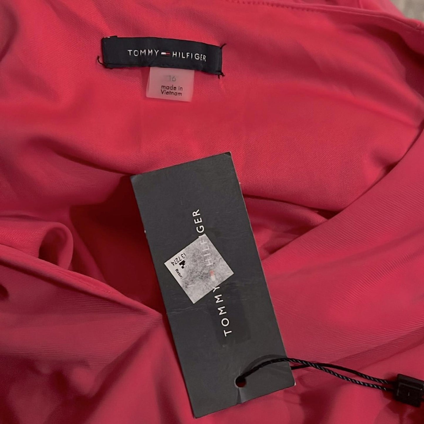 NWT Tommy Hilfiger Tiered Ruffle Shift Dress, Pink New w/Tag Retail $100