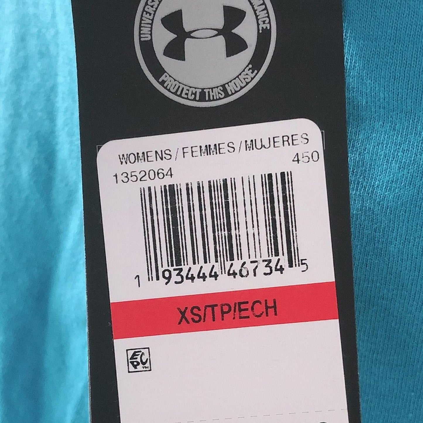 Under Armour Graphic Escape Blue Haze Tank Top, Size XS New w/Tag $25