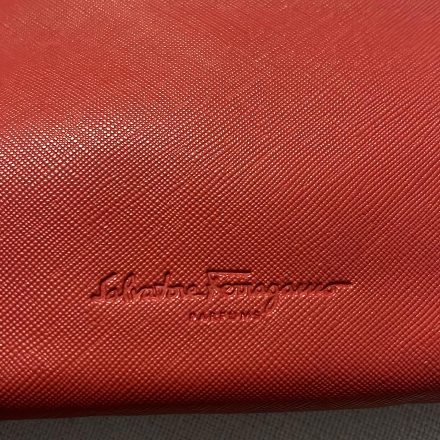 NEW Salvatore Ferragamo Cosmetic Pouch + Travel Size Lotion + Lip Balm + Extras