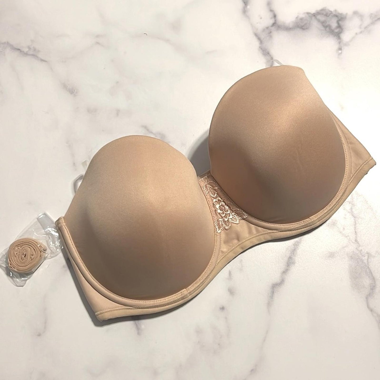 NEW Vanity Fair Strapless Full-Figure Bra, Comes with Straps, Size 40D NWT
