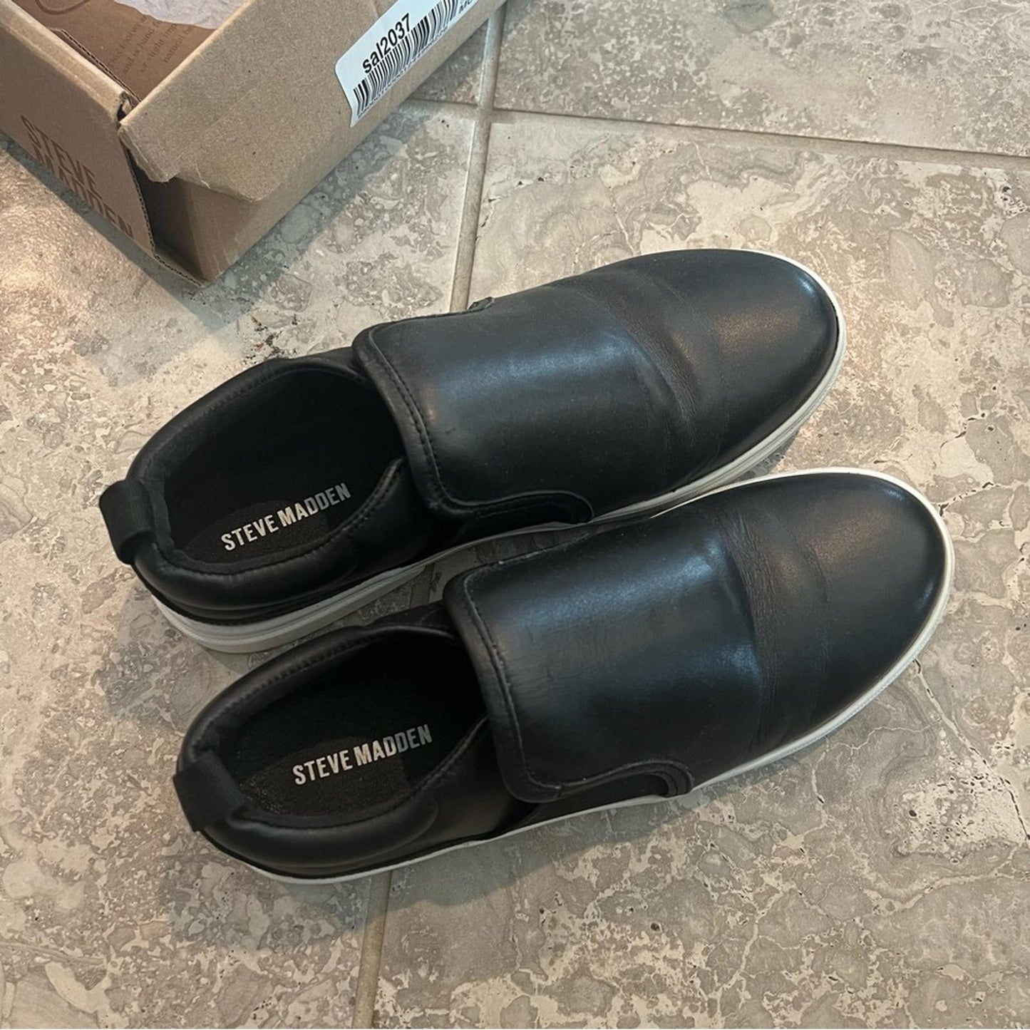 Steve Madden Kids Elliott Sneakers in Black, (Little Kid/Big Kid) Size 5
