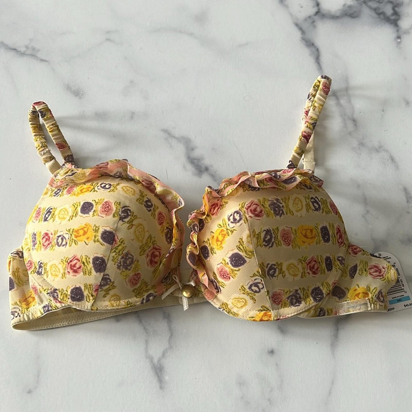 NEW Jessica Simpson Push Up Bra in SeedPearl, Size 34C New w/Tag $40