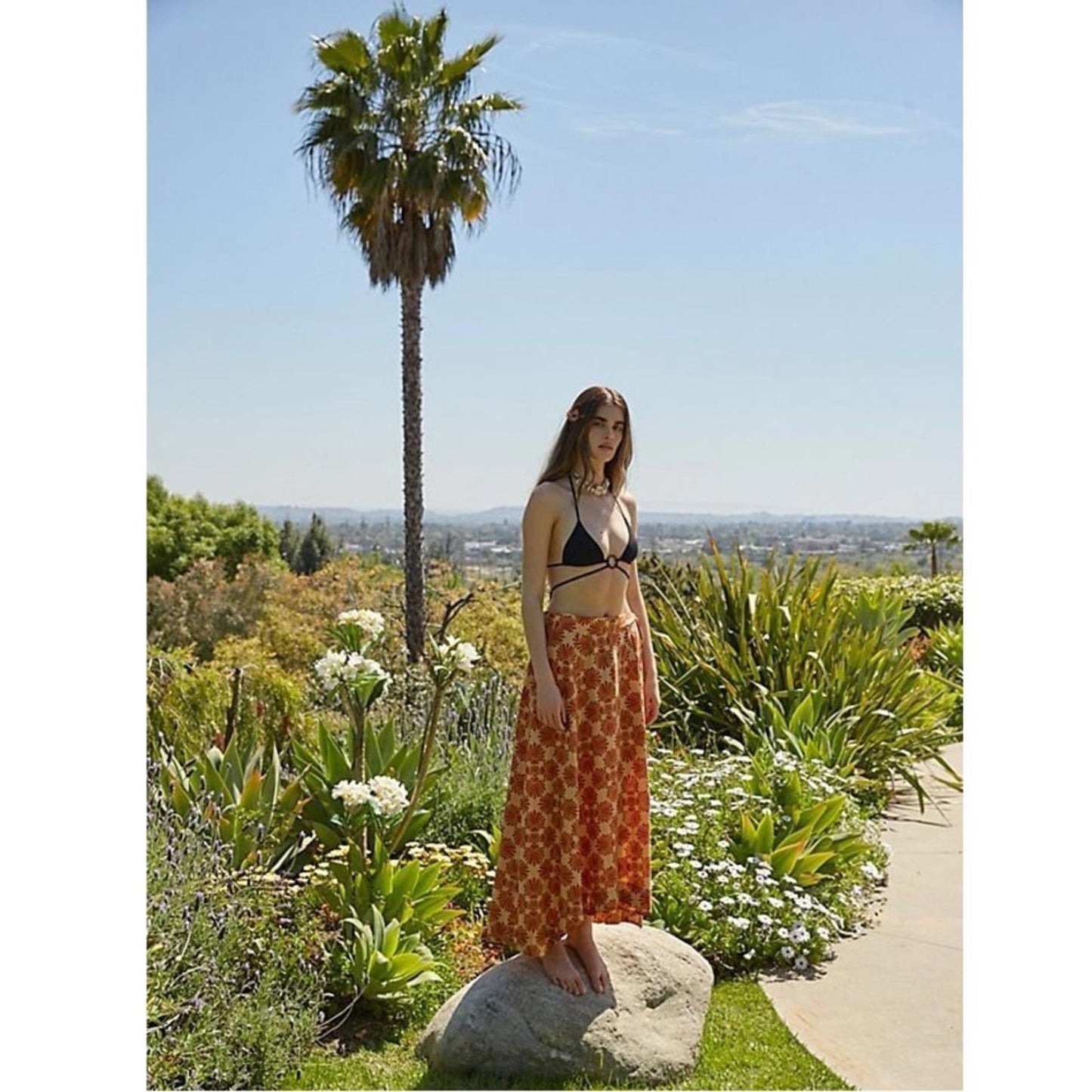 NEW Free People Intimately Beach Party Sarong, Size L New w/o Tag