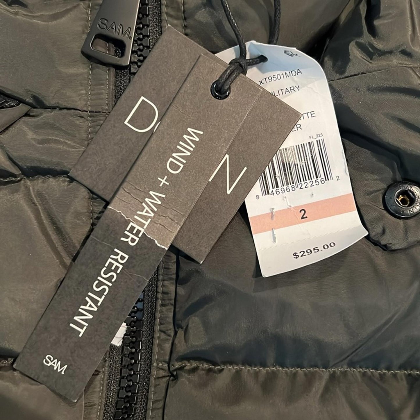 SAM. Unisex Matte Glacier Puffer Coat Little Kid Size 2, New w/Tag Retail $295