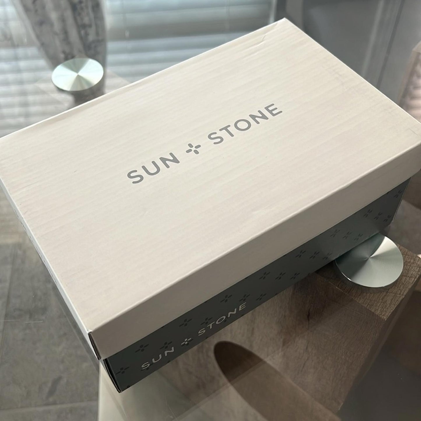 Sun + Stone Men's Kiva Lace Up Core Sneakers in Navy Blue Size 1 New in Box