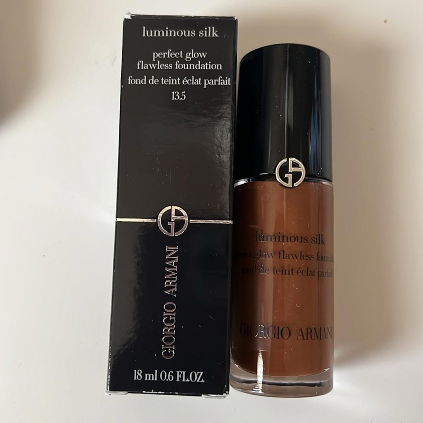 Armani Beauty Luminous Silk Perfect Glow Flawless Foundation #13.5 NEW