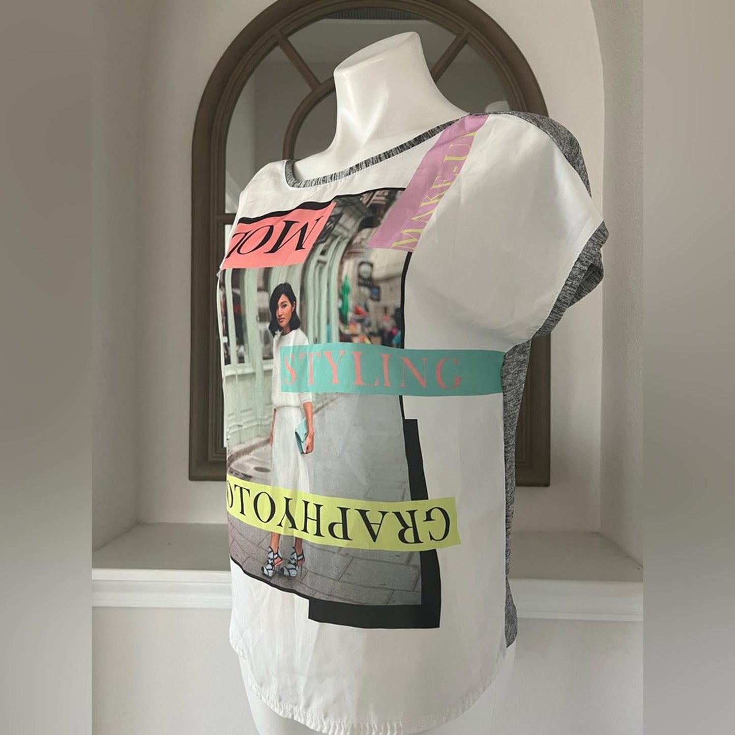 Zara W88 Collection One of a Kind Top, Size S (Made in Portugal)