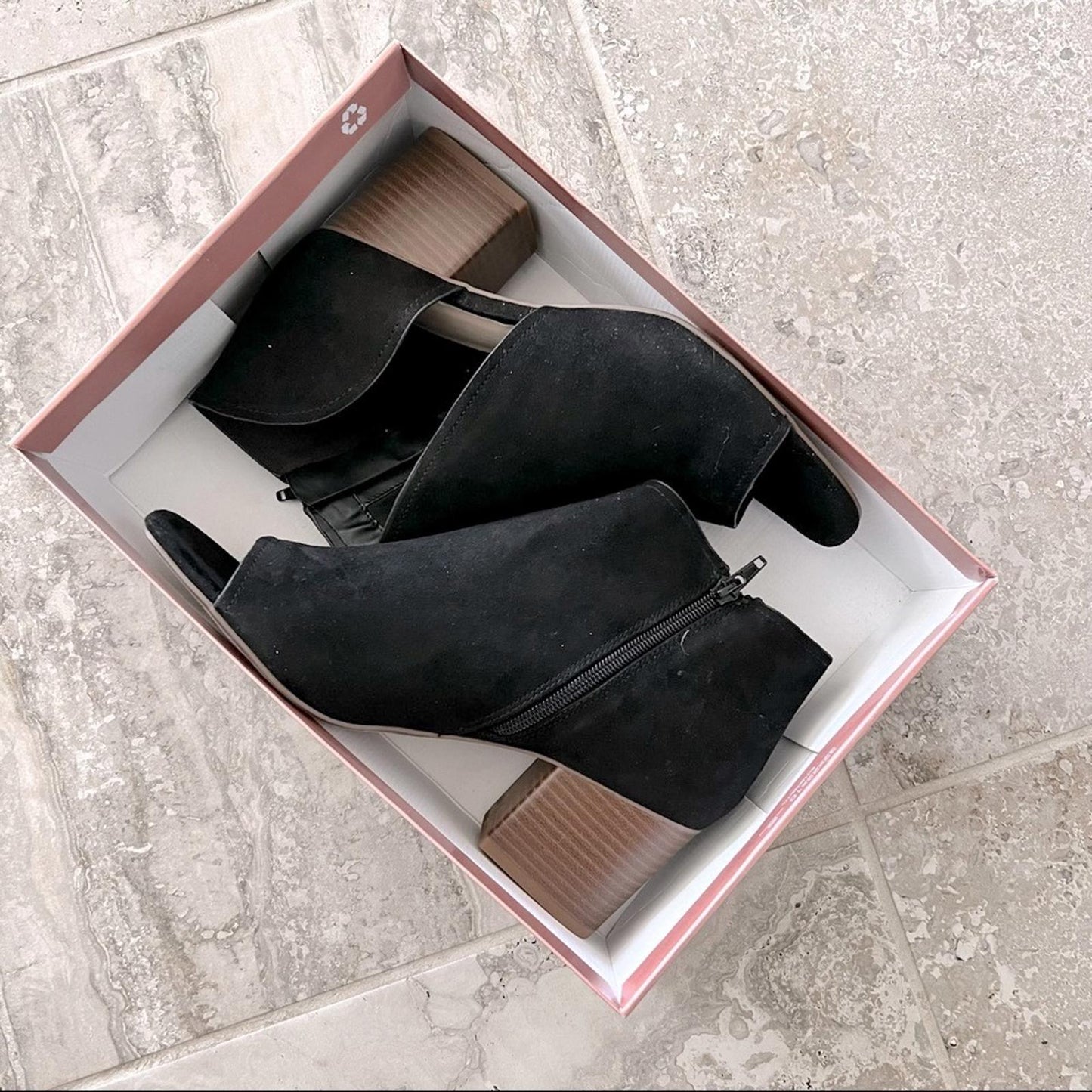Fergalicious Volume Cut-Out Ankle Booties in Black, Size 11 New in Box