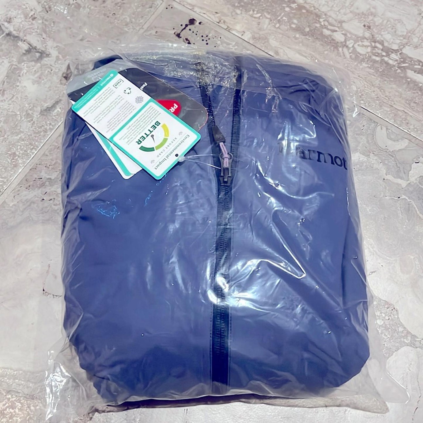NEW Marmot Novus LT Hybrid Hooded Jacket, Blue Size M New w/Tag