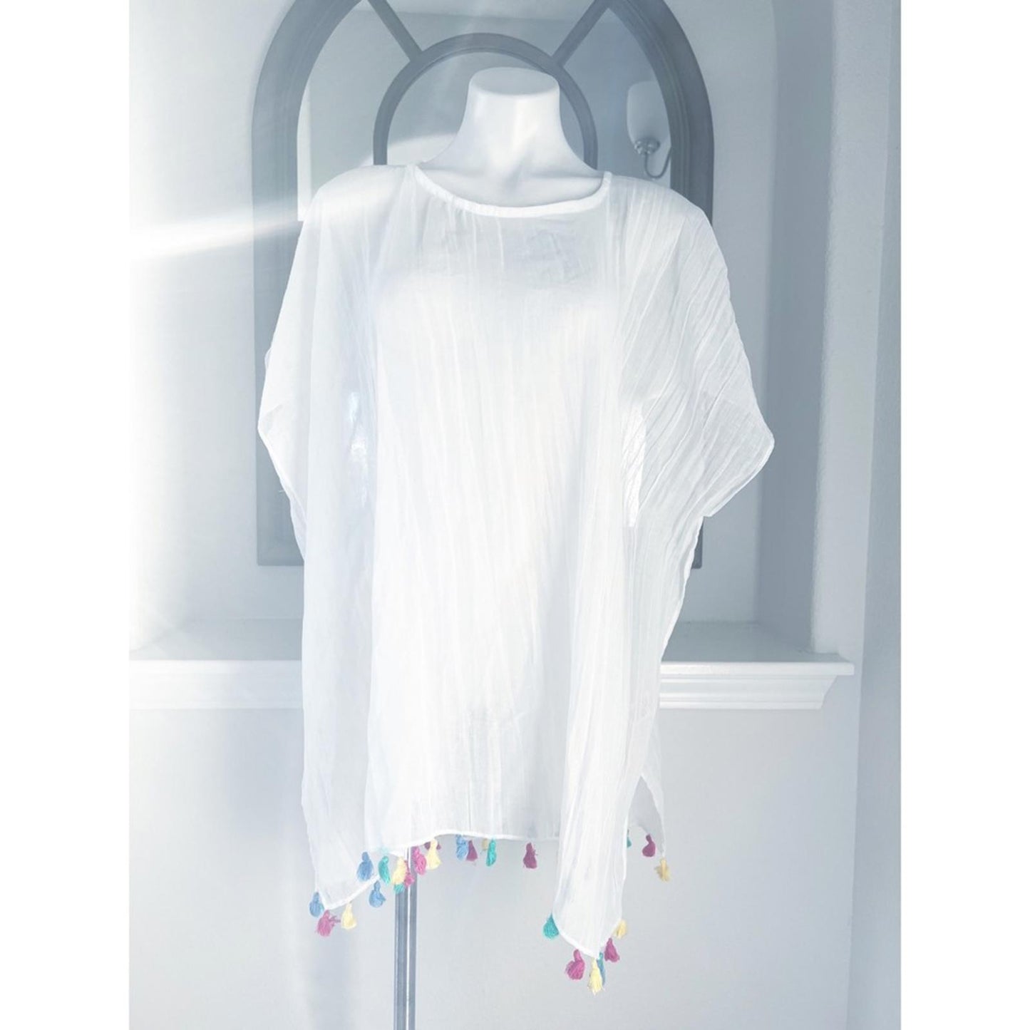 Nordstrom Swim Coverup with Tassles, One Size
