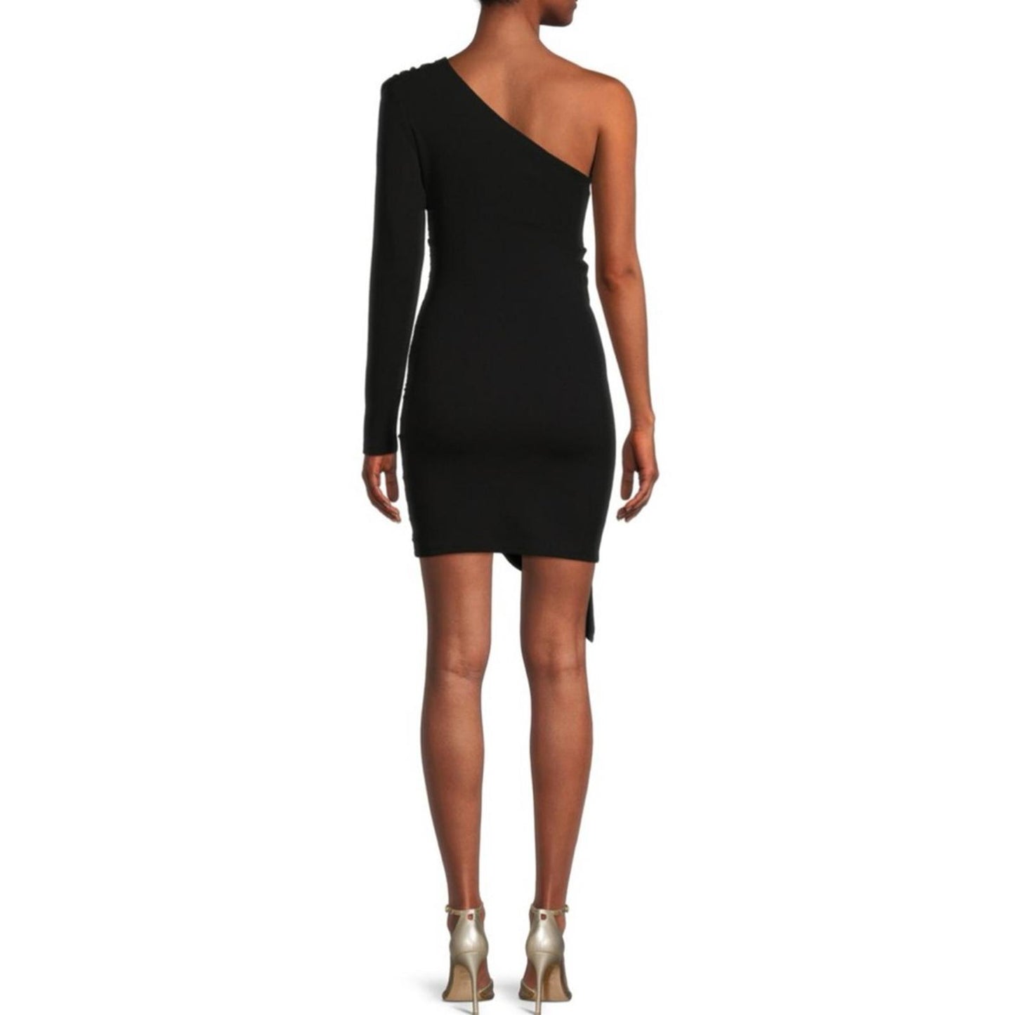 Lea & Viola Women’s Ruched One Shoulder Cocktail Dress, Size L NWT $210