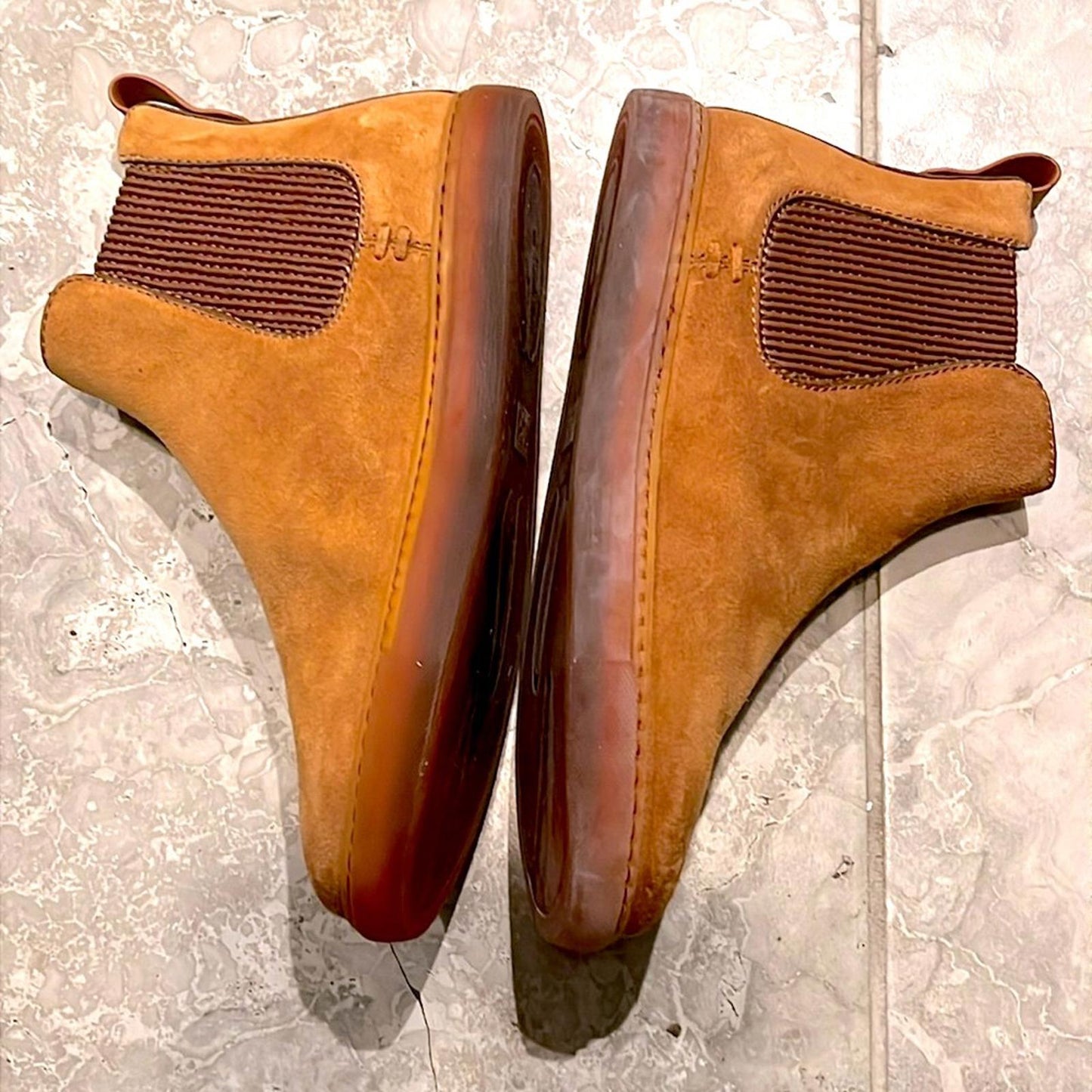 Gentle Souls Men's Nyle Chelsea Sneaker Boots in Luggage Size 8.5 EXCELLENT $325