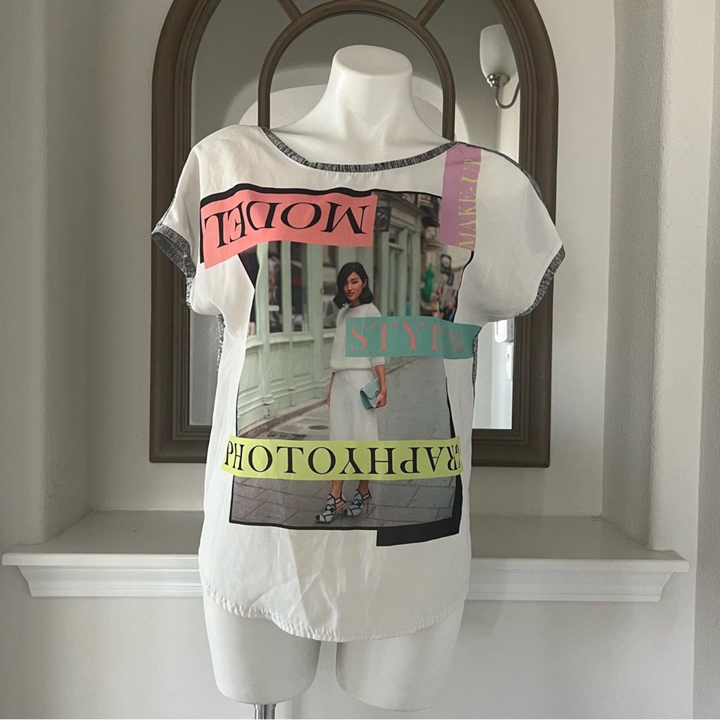 Zara W88 Collection One of a Kind Top, Size S (Made in Portugal)