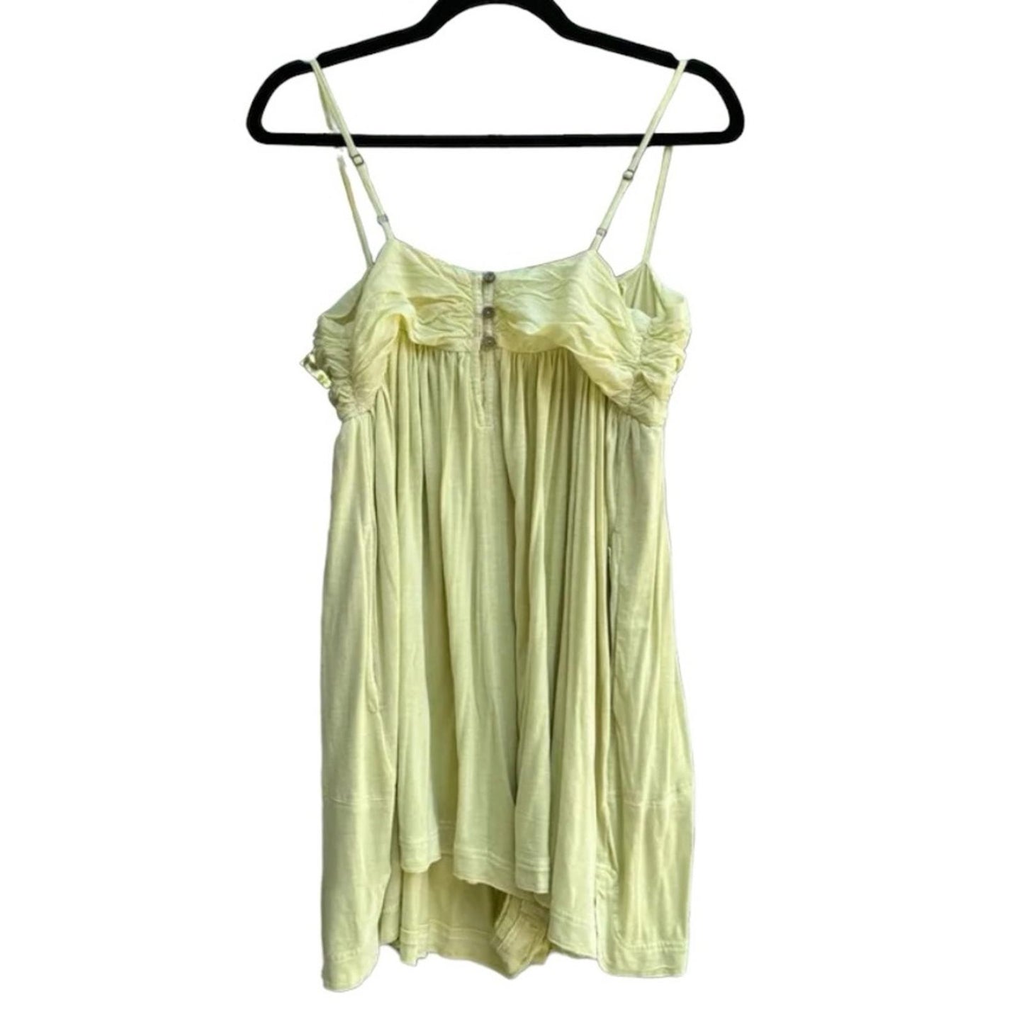 NEW Free People Intimately Heating Up Romper, Yellow Size XS New w/Tag