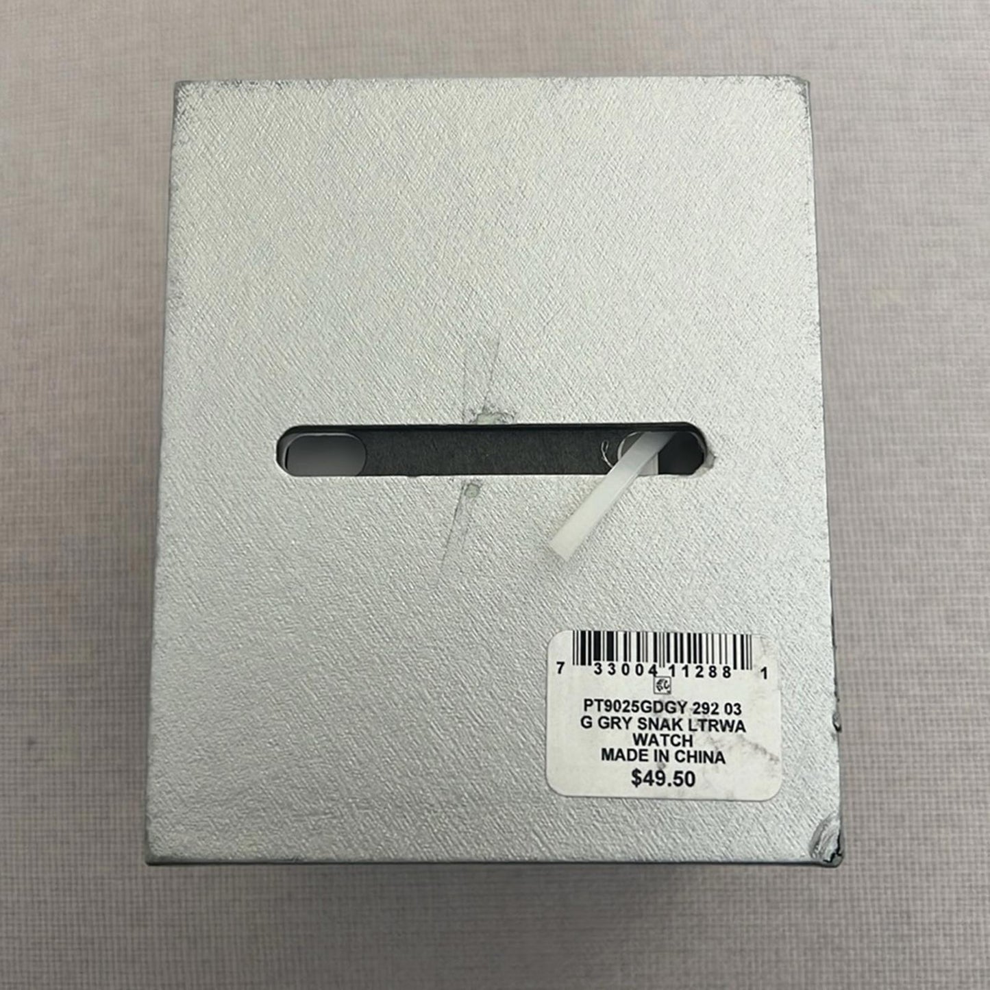 INC Gray Faux Snake Strap Watch 38mm, New w/Tag Retail $49.50
