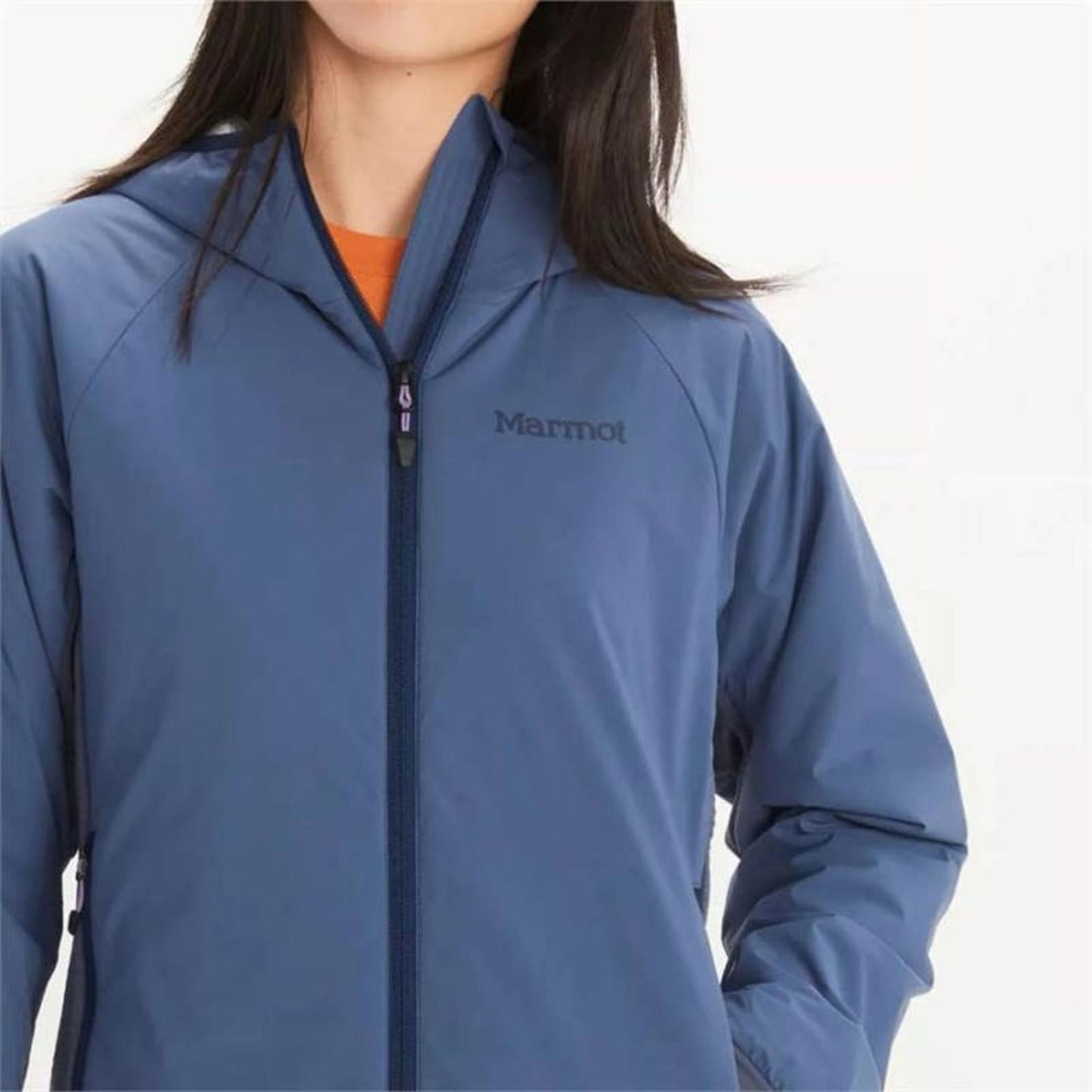 NEW Marmot Novus LT Hybrid Hooded Jacket, Blue Size M New w/Tag