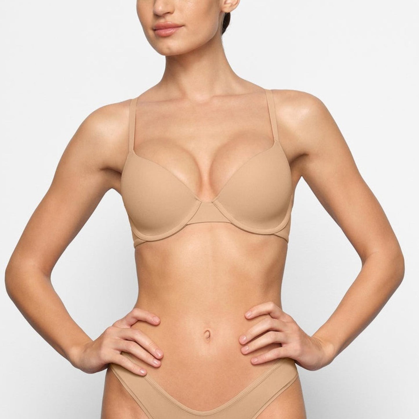 New SKIMS Clay Fits Everybody T-Shirt Bra, Plus Size 44D New w/Tag