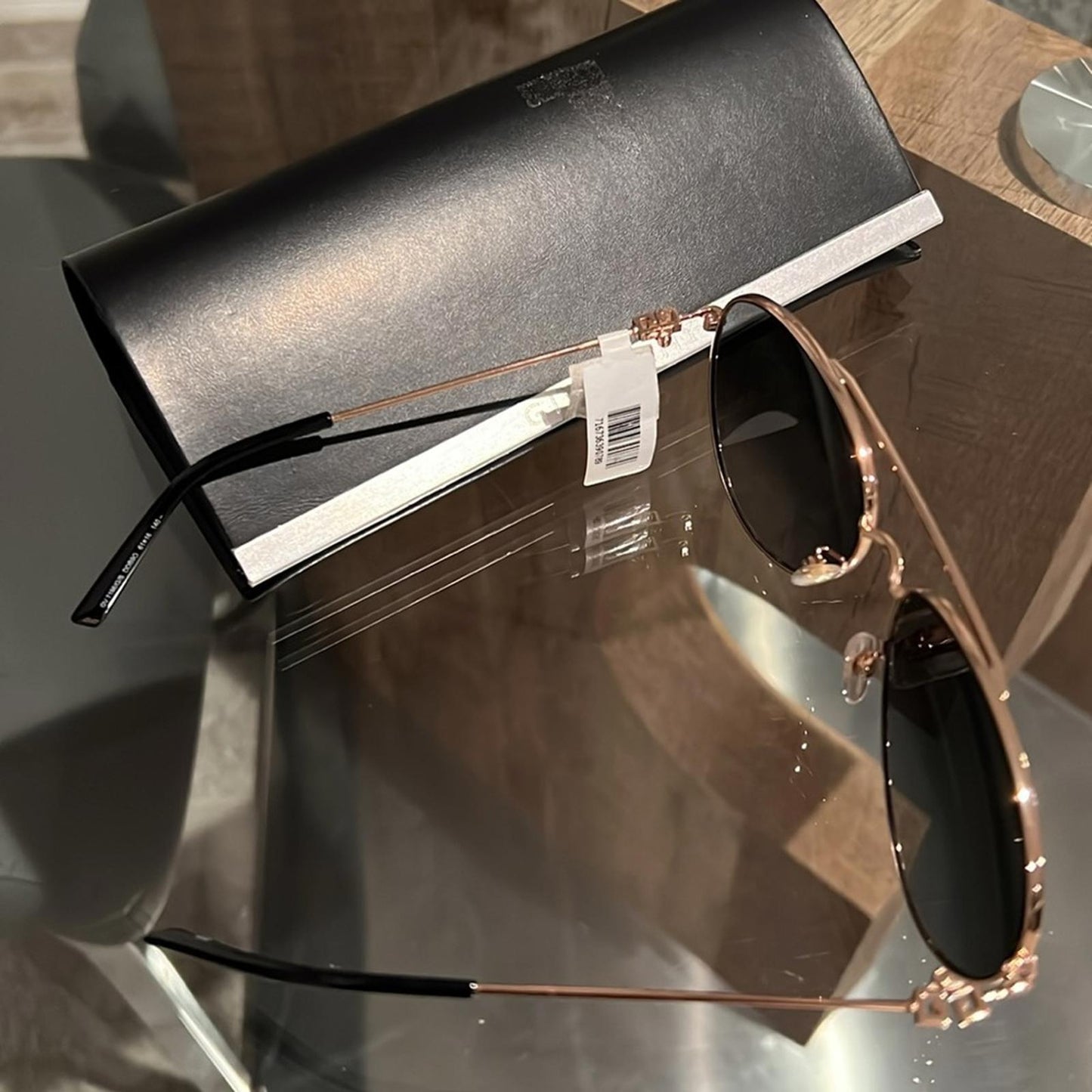 Givenchy Womens Rose Gold Sunglasses One Size, New w/Case