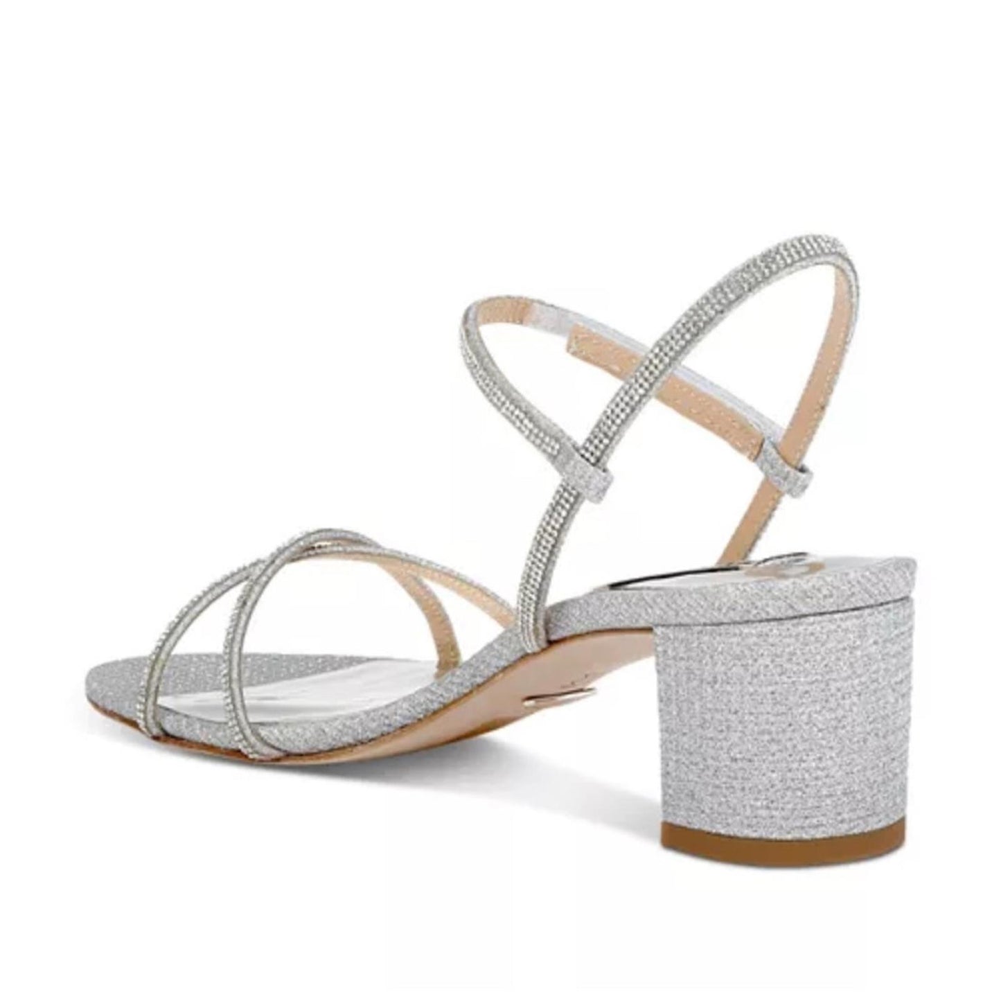Badgley Mischka Ultima Strappy Block Heel Sandals, Size 11 New in Box w/Dust Bag