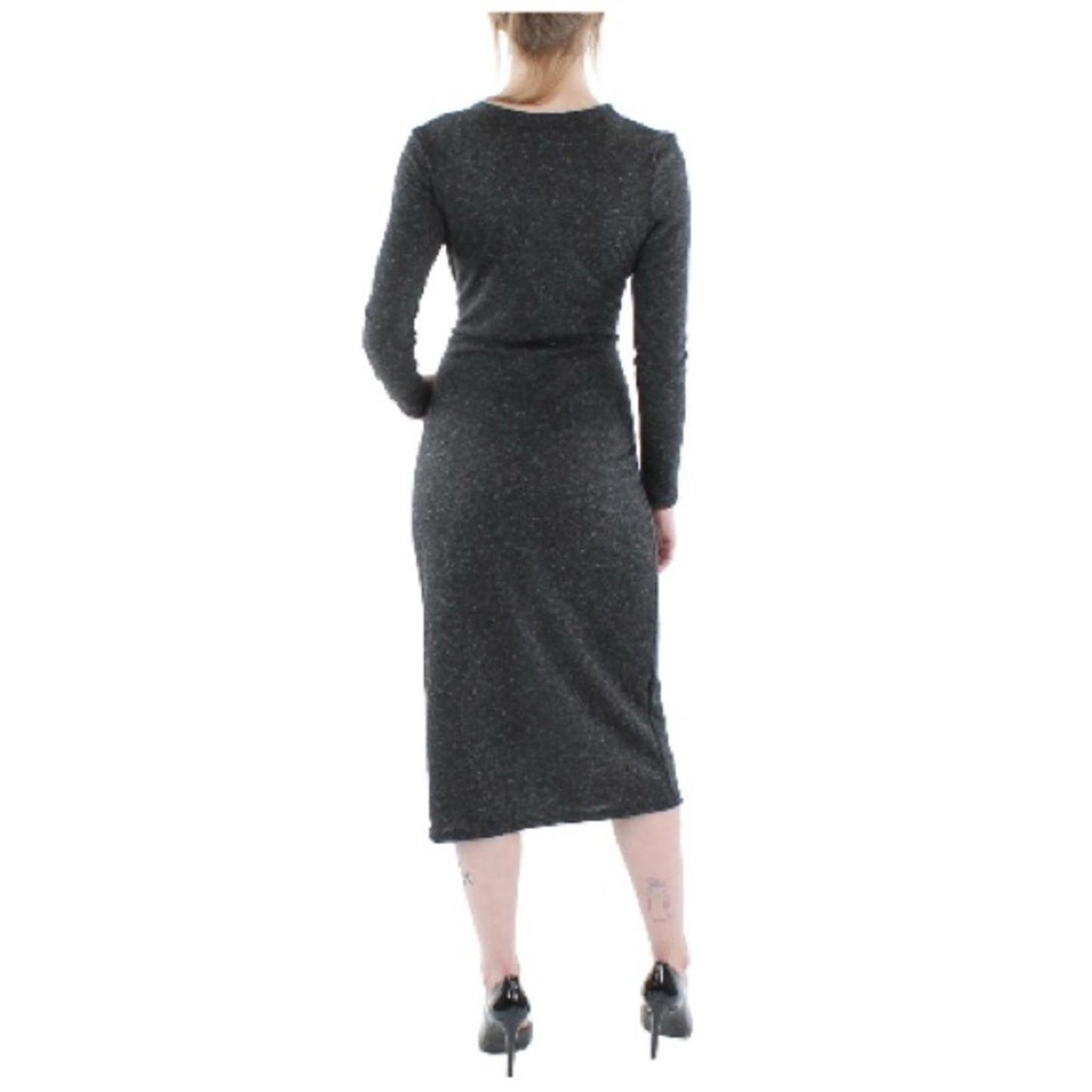 Aqua Crewneck Midi Sweaterdress in Charcoal, New w/Tag Retail $118
