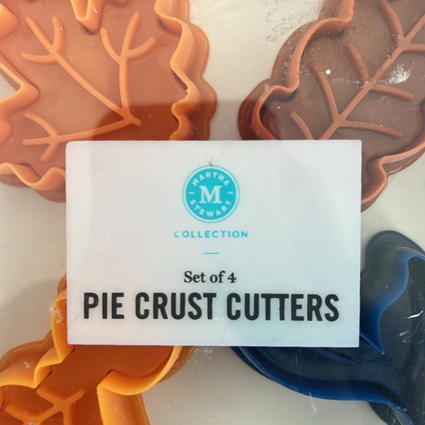 X2 Martha Stewart Set of 4 Pie Crust Cutters, New in Box