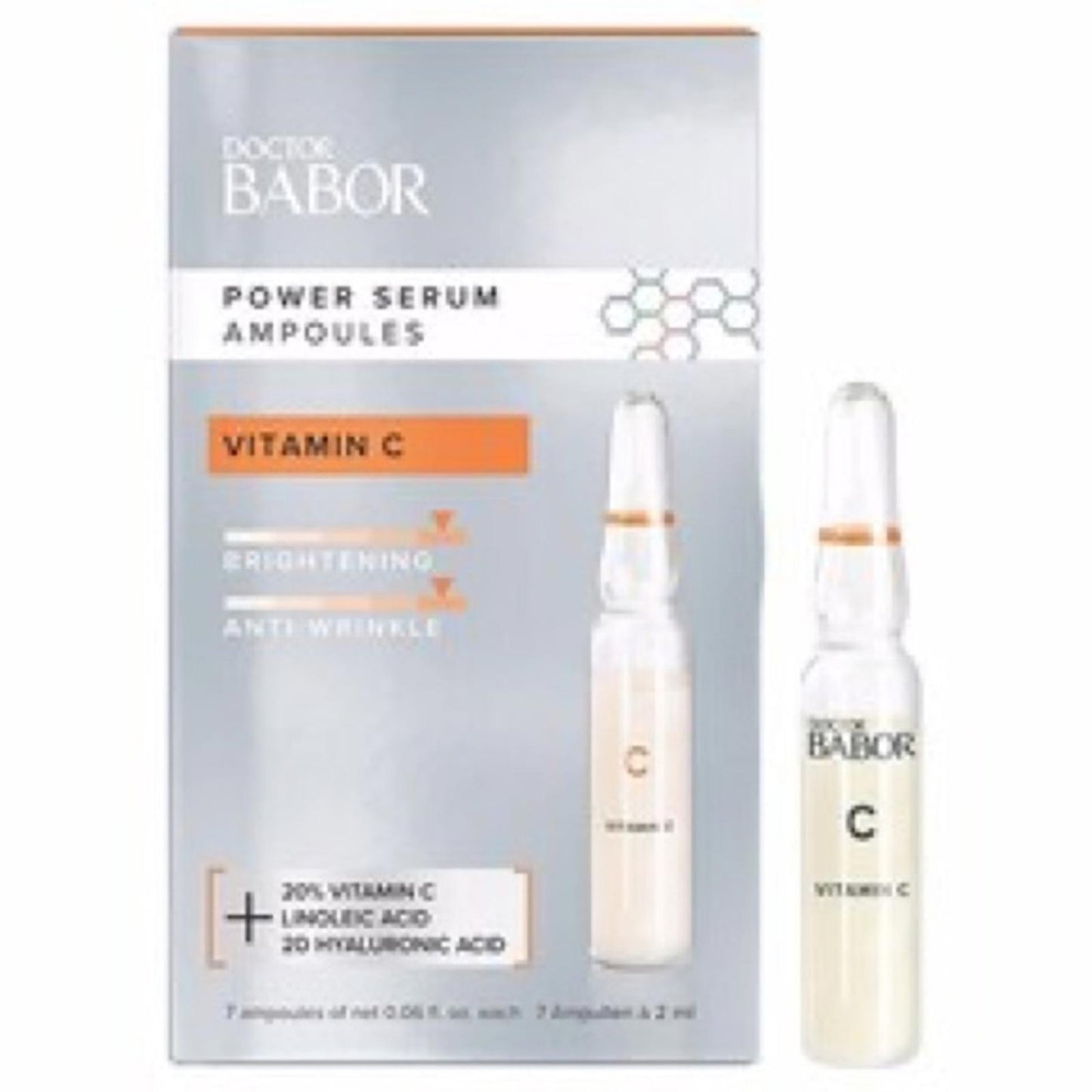BABOR 7 Vitamin C Power Serum Ampoules NEW in Box & SEALED