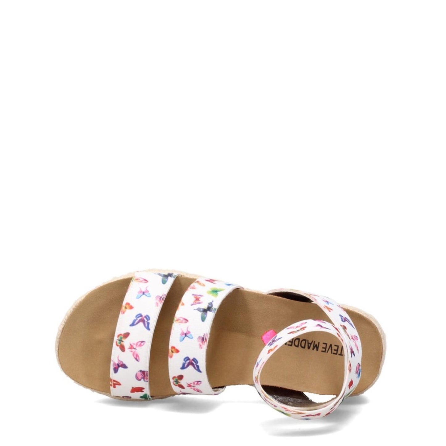 Steve Madden Kids Butterfly Print Sandals - Girl’s Size 2 New in Box