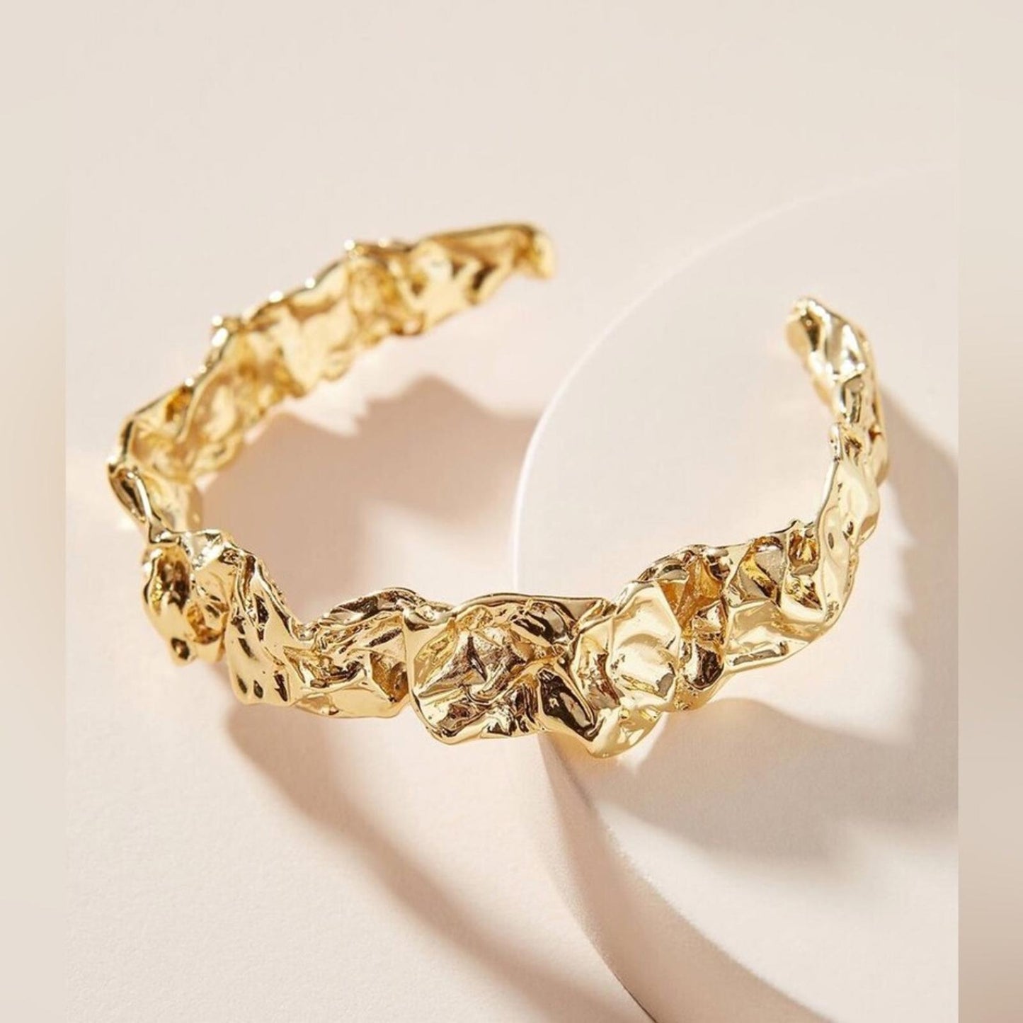 Amber Sceats x Revolve Emery Bracelet 24K Gold-plated, NEW w/Pouch