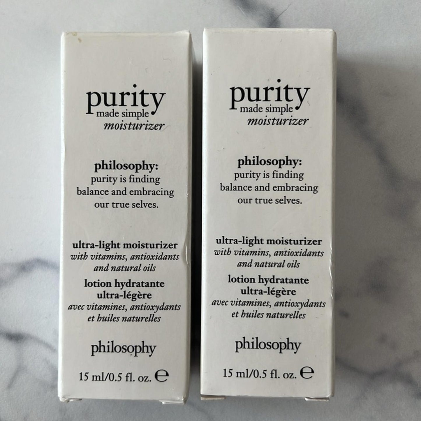 X2 Philosophy Purity Made Simple Moisturizer 15ml/0.5oz NEW in Box