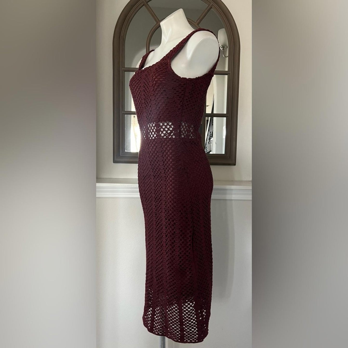 NEW Lucy Paris Women's Mia Crochet Dress, Size M New w/Tag Retail $125