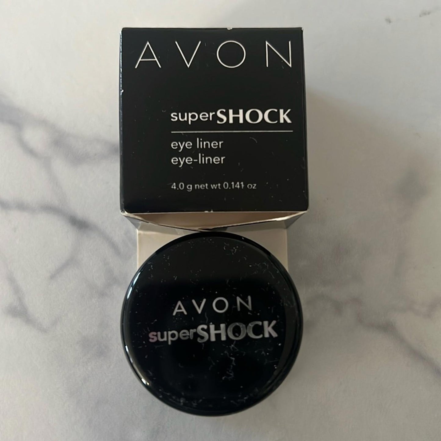 AVON SuperSHOCK Eye Liner in Blackened Metal NEW in Box